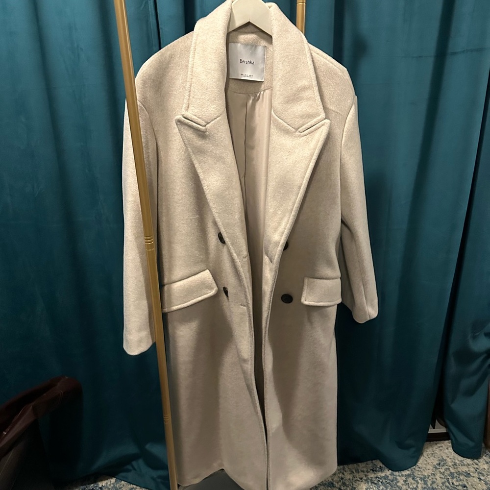 Bershka Cream Coat